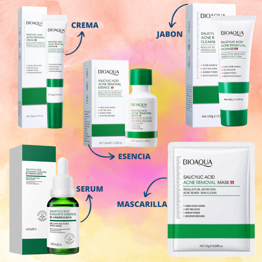 Kit Anti-Acné Acido Salicílico Bioaqua